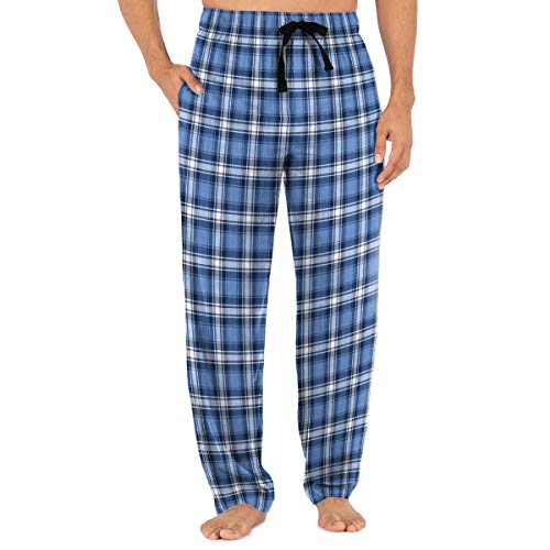 Fruit of the Loom Men&#39;s Woven Sleep Pajama Pant, Navy Plaid, X-Large