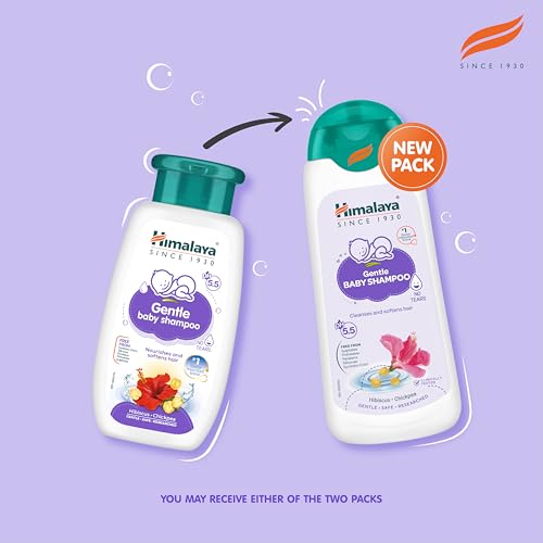 Image of Himalaya Gentle Baby Shampoo (100 ml) | No Tears formula | Cleanses, softens and nourishes baby's hair