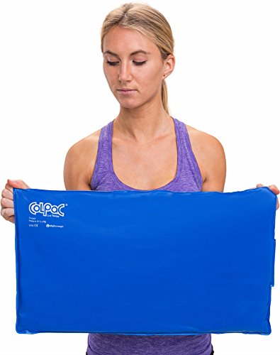 Image of Chattanooga ColPac-Reusable Gel Ice Pack-Oversize Large Ice Pack-11 in x 21 in (28 cm x 53 cm)-Cold Therapy-Knee, Arm, Elbow, Shoulder, Back-Aches, Swelling, Bruises, Sprains, Inflammation (Pack of 5)