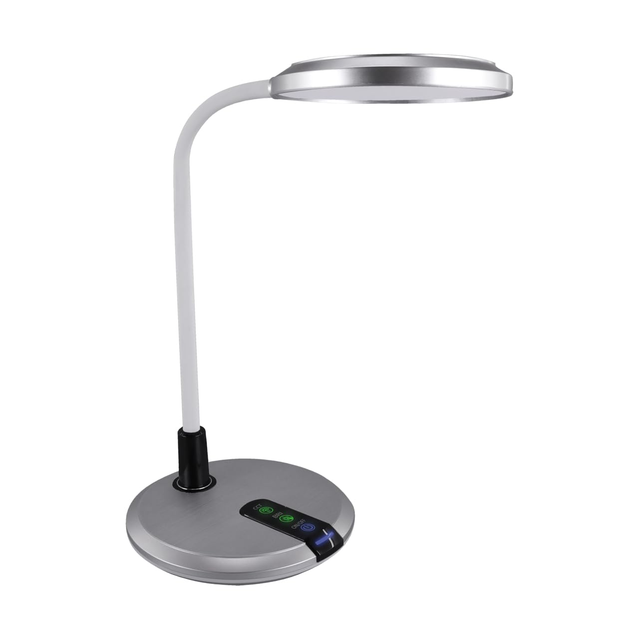 Licht-Erlebnisse Schreibtischlampe LED dimmbar Touch Schalter 40 cm hoch Farbwechsel Schwanenhals 780 lm Modern Tischleuchte Arbeitszimmer Büro Leselampe