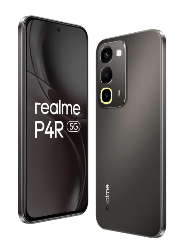 Image of realme P4R 5G Smartphone Titanium Glare 4 GB RAM 128 GB | 8000mAh Battery, 144Hz Display, 1200nits Brightness, 12hrs Stable Gaming, Triple Camera Setup