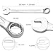 Jetech 24mm Metric Combination Wrench - Premium Industrial Grade Spanner: 12-Point Box End, 15-Degree Offset, Durable Chrome Vanadium Steel, Sand Blasted Finish