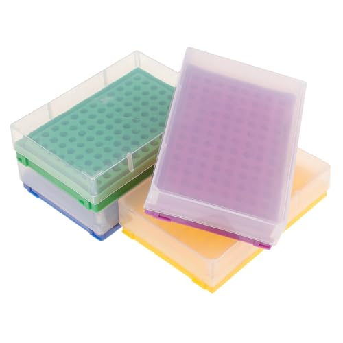 Musisaly Mikrozentrifugen-Rack-Box 4 Stück Set