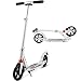 Hikole Scooters for Adults Teens, Kick Scooter with Adjustable Height Dual Suspension and Shoulder Strap 8 inches Big Wheels Scooter Smooth Ride Commuter Scooter Best Gift for Kids Age 10 Up
