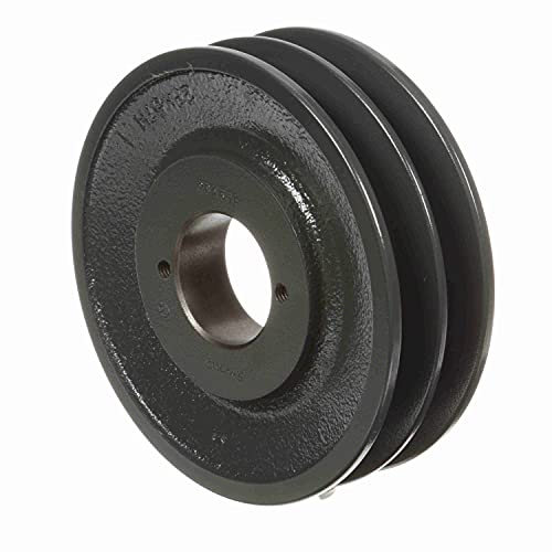 Browning 2BK57H Bushed Classical Gripbelt Sheave, 4L or A, 5L or B Belt, 2 Grooves, Uses H Bushing