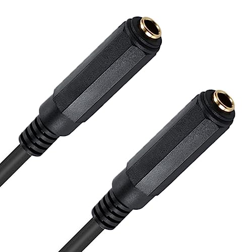 Adaptador cable 1/4 pulgada hembra a hembra 20 cm miniatura 3