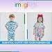 Disney Minnie Mouse Little Girls Hawaiian Button Down Shirt and Shorts Outfit Set Minnie Mouse Turquoise/Pink 6