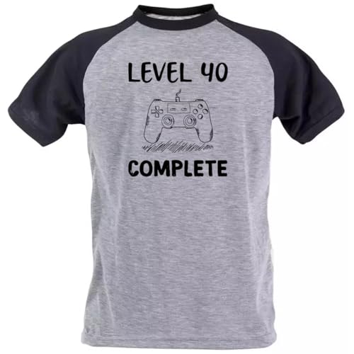 Genérico, Camiseta level 40 complete presente geek gamer 40 anos ...