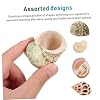 POPETPOP 1Set Coconut Shell Crab Hideout with Crab Shells Natural Aesthetic Turtle Rest Hut for Fish Tanks Reptile Habitats Durable Coconut Shell Shelter