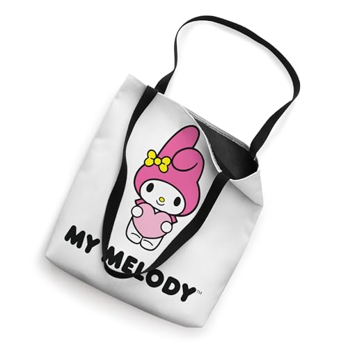 Bolso tipo tote con diseño frontal y posterior del personaje My Melody miniatura 2
