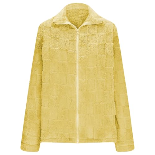 Womens Loose Fit Neck Jacket Outfits for Women Long Sleeve Thermal Fuzzy Basic Fall Winter Coats 2025 Fashion Y2K3