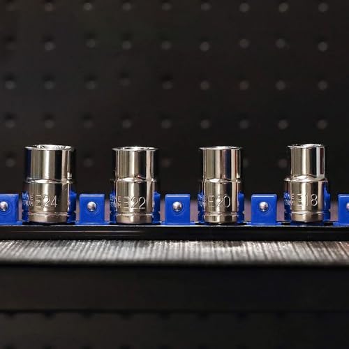 Organizador de sockets con rotación de 360 grados y clips de servicio pesado 4