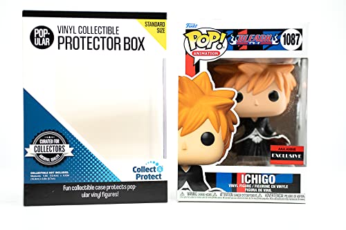 Anime Funko Pop-Rigid Protector Bleach Ichigo: Action Figures Bundle With 1 Compatible Ultra-Clear Rigid Protector(1087-56116)/10006 With 1 In 6 Chance Of Receiving The Chase Variant #TOP4