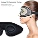 Eye Mask for Sleeping, Unimi 3D Contoured Sleep Mask for Women Men, Super Soft and Comfortable,100% Blockout Light 3D Eye Cover & Blindfold for Travel, Shift Work, Naps (Grey) …