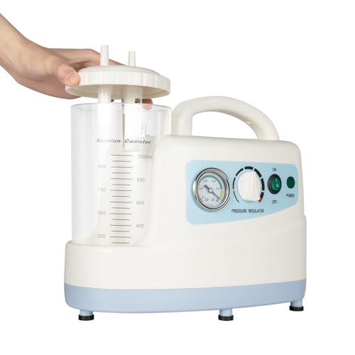 LyeXD 110V Portable Veterinary Suction Unit