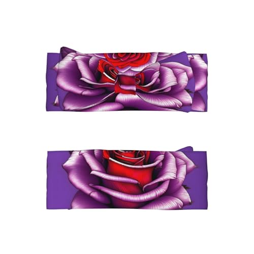 Fuchsia Rose Baby bow headband, printed, colorful and varied, soft and skin-friendly, good elasticity2