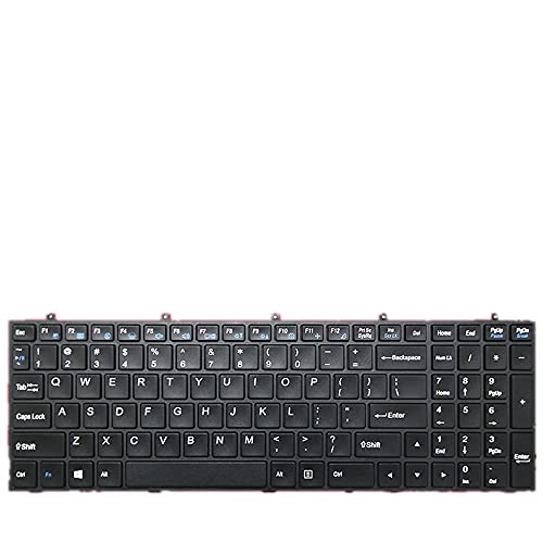 Clavier de remplacement pour Hasee K750D version États-Unis couleur noire