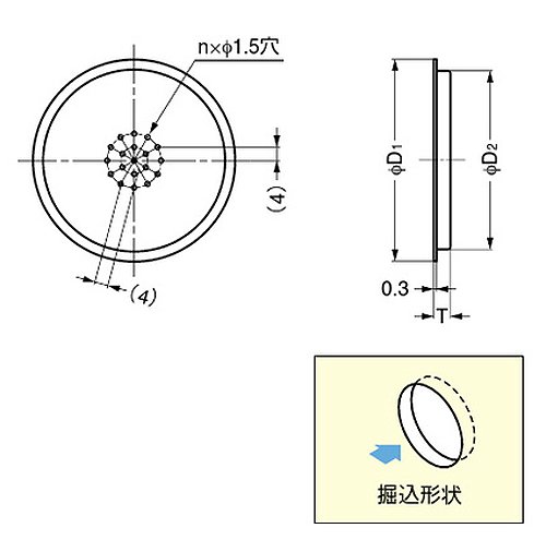 Amazon | スガツネ工業 ランプ印 ステンレス鋼製空気孔 ASM型 ASM-60