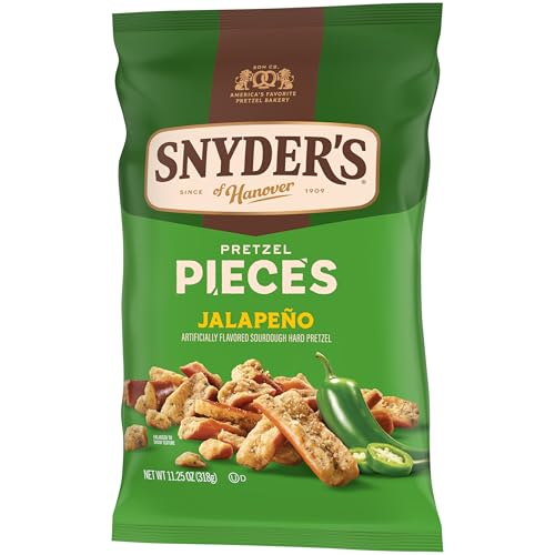 Snyder's of Hanover Pretzel Pieces, Jalapeno, 11.25 Oz