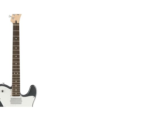 Squier by Fender Affinity Tele Deluxe Guitar, Charcoal Frost