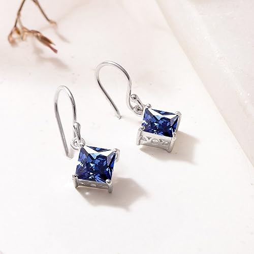 Image of ZAVYA 925 Sterling Silver CZ Drop Silver Plating Drop Earrings | Gift for Women and Girls | With Certificate of Authenticity and 925 Hallmark