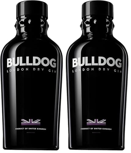 Bulldog Gin London Dry Gin aus 12 Botanicals aus 8 verschiedenen Ländern (1 x 0.7 l) (Packung mit...