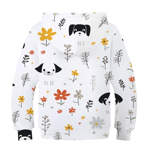 Belle pull imprimé 3D chien mignon : cadeau idéal ado 13-15 ans - 2