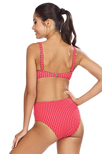 Maillot de bain deux pièces LORIN L2430/2 orange taille 42 100B - 2