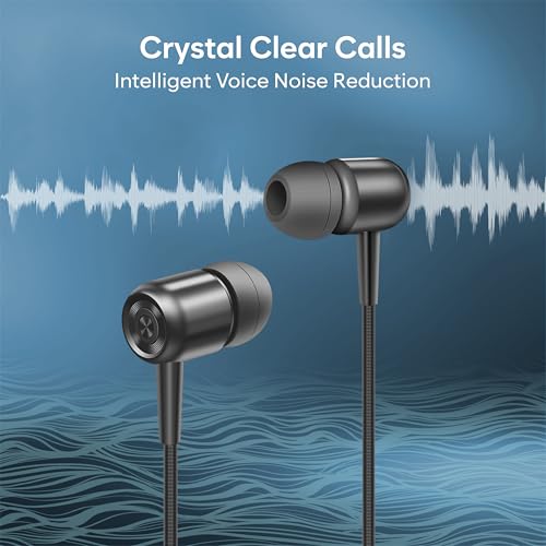 Image of Bluetooth 5.4 Wireless Neckband Headphones, 20-Hour Playtime, Superior Bass with Intelligent Voice Noise Reduction, Crystal Clear Calls & Effortless Pairing, Ergonomic Sports Earbuds (Black)