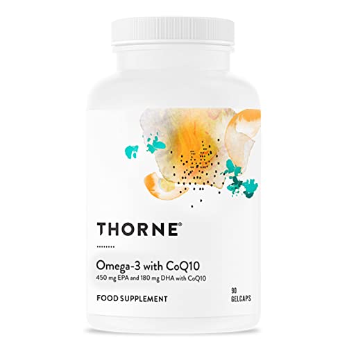 THORNE - Omega-3 with CoQ10 - Omega-3 Fatty Acids Supplement with...