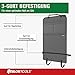 ATHLON TOOLS Rückenlehnen-Schutzmatte beschichtet, Rückenlehnenschutz Auto Kick-Matte, verstärkt - mit Netztaschen - schmutzabweisend, pflegeleicht und wasserabweisend