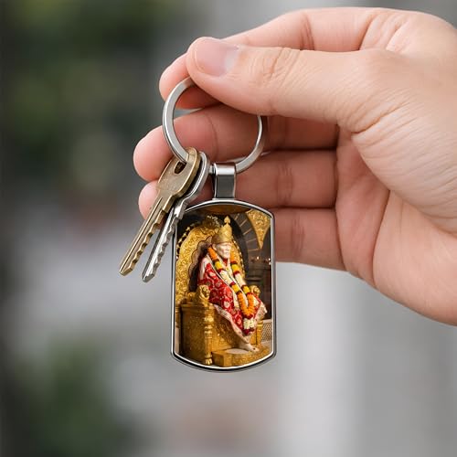 Image of Premium Printed Metal Keychain for Men & Women | High-Definition Artwork Print | Durable Key Ring for Car, Bike, Home & Office Keys | Stylish Decorative Key Holder Gift