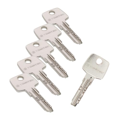 ABUS Schließzylinder TEC440 by ToniTec Zylinderschloss als Doppelzylinder Größe 40/55 mm mit 6...