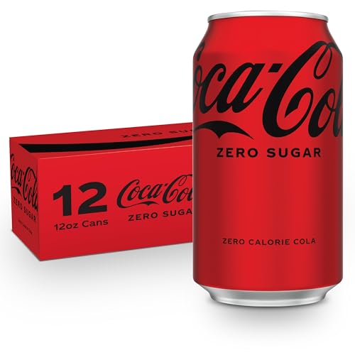 Coke Zero Sugar Cola Soda, 12 oz, 12 Pack (Package May Vary)