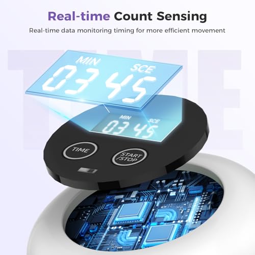 Portable Pilates Reformer Machine for Home Gym - Auto-Rebound Pilates Board with Abdominal Core Trainer & Full Body Workout | Professional Pilates Equipment for Men/Women - Image 5