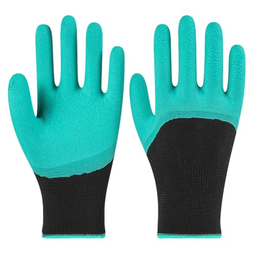 Guantes de trabajo doméstico de látex suave Guantes de látex protectores a prueba de pinchas Guantes de trabajo sin deslizamiento ergonómico transpirable para plantar punzones resistentes a