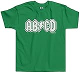 Threadrock Little Boys' ABCD Infant T-Shirt 24M Kelly Green