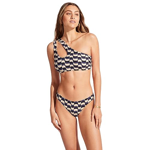 Seafolly Bandeau haut de bikini anti-glisse asymétrique une épaule