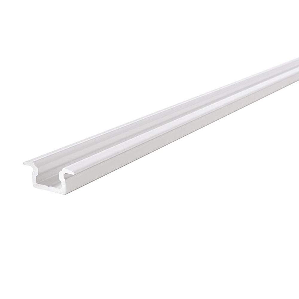 Reprofil et LED Profile 01-05 Flat Profile Fits 5.7 mm LED Strips – 2000 mm Weißmatt 975085