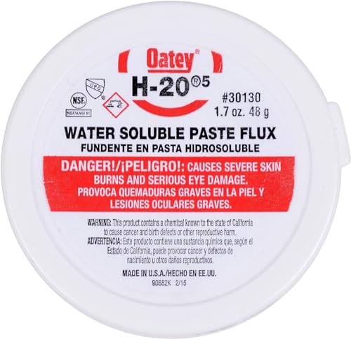 OATEY 30130 WTR SOL PASTE FLUX 1.7OZ Pack of 12