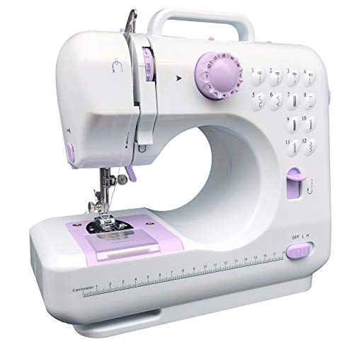 KPCB 505 Sewing Machine with 12 Stitches Mini Size with Backstitch Buttonholing