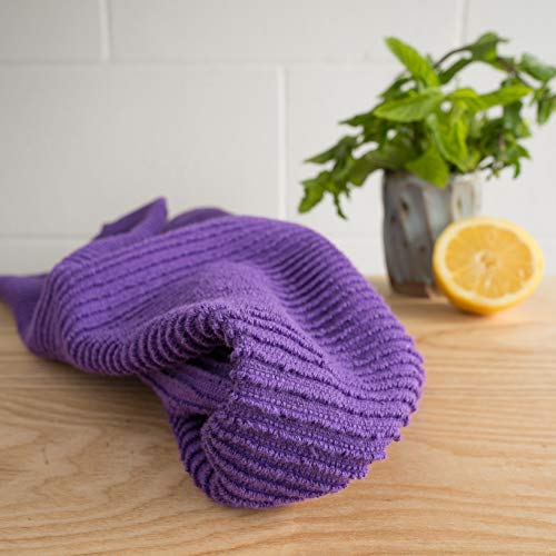 Now Designs Ripple Kitchen Towel, Set Of 2, Prince Purple #TOP6