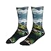 DRTGEDS Norway Islands Fashion Leisure Sports Socks Are Unisex To Keep Feet Dry Suitable Various Outdoor Sports