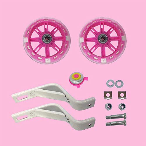 Ytkd Training Wheels For Bicycle,Flash Mute Wheel,Compatible For Bikes Of 12 Inch,1 Pair #TOP6