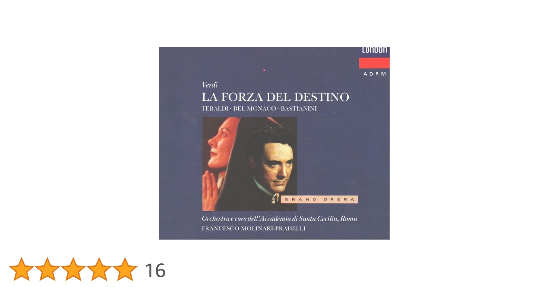 クラシック La Forza Del Destino Mario del Monaco クラシック La Forza Del Destino Mario del Monaco La Forza