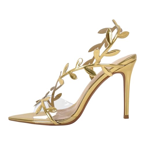 sexytag Clear Stiletto High Heels Pointed Open Toe Strappy Slingback Heeled Sandals for Women2