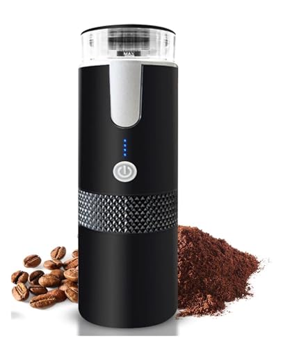 ポータブル電気エスプレッソコーヒーマシン シングルサーブミニコーヒーメーカー カップコーヒーパウダーカプセルビン付き キャンプ旅行用