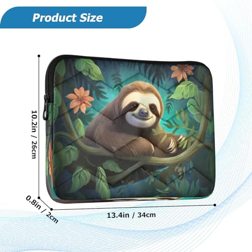 Funda para Laptop 13-14 Pulgadas Impermeable con Estampado de Perezoso miniatura 3