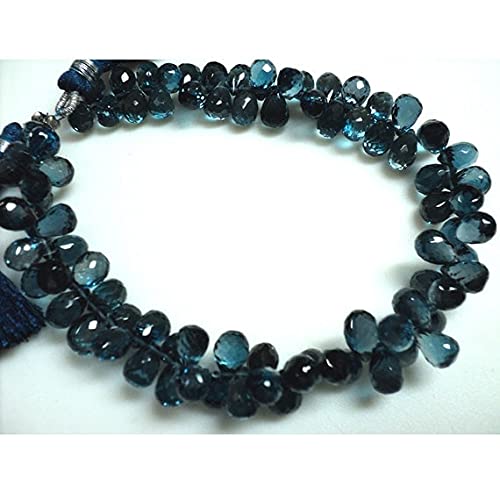 Briolettes London Blue facettées pour des bijoux chargés d'émotions