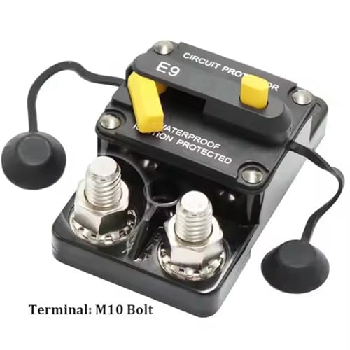 Disyuntor Manual Universal de 12V a 48V con botón de reinicio para evitar fallos eléctricos 4